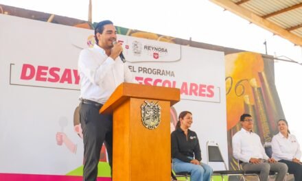 Inauguró Carlos Peña Ortiz programa Desayunos Escolares 2025 en escuela primaria Benito Juárez